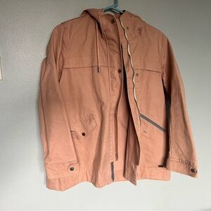 Abercrombie & Fitch Tan Raincoat Utilitarian Style
